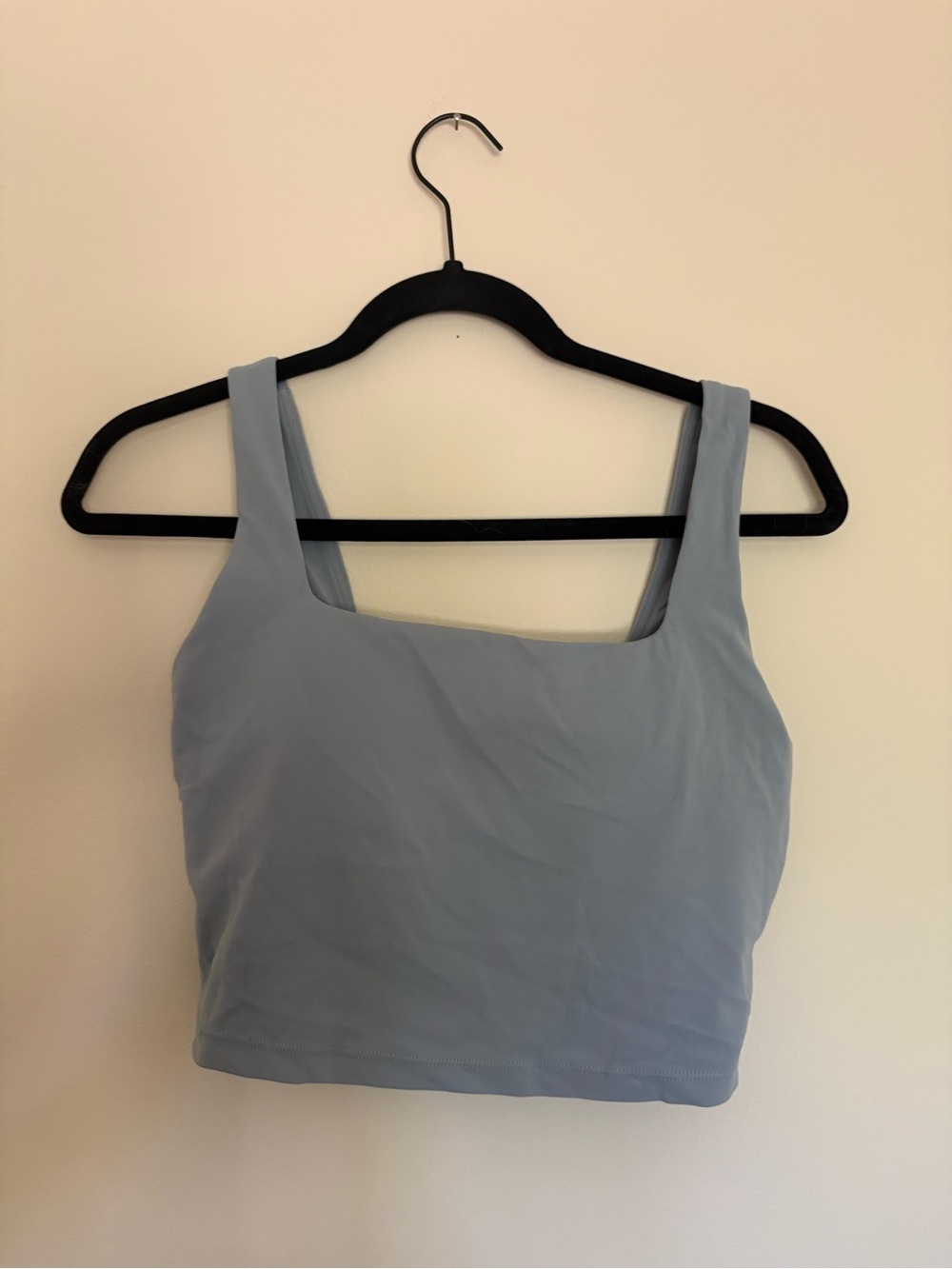 CRZ YOGA Light Blue Square Neck Tank Top